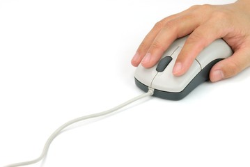 Hand Hold on Mouse