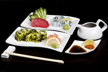 Japanese cuisine: seafoods and other