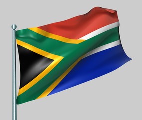 Nationalflagge Südafrika