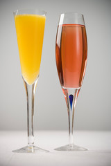 Mimosa and Kir Royal