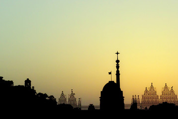 Fototapeta premium Rashtrapati Bhavan - the President House of India