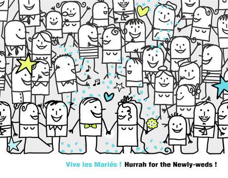 vive les mari&eacute;s !