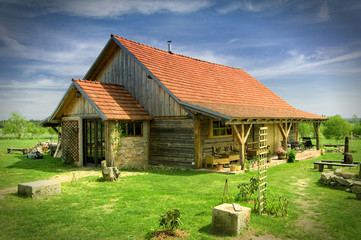 Fototapeta na wymiar Country cottage