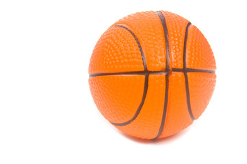 Fototapeta premium Basketball ball. Isolated on white
