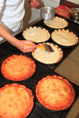 Zubereitung, Tielles et  Pizzas, France