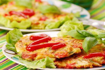 vegetables pancakes