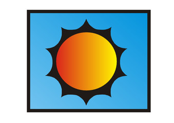 Wolkenlos und Sonnenschein