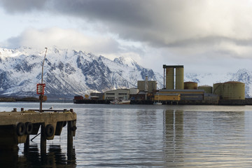 Fish oil factory
