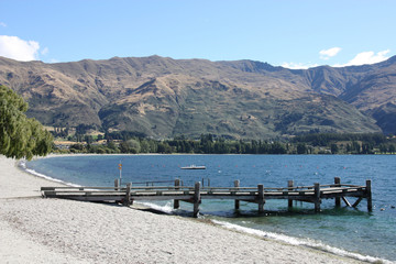 Lake Wanaka in New Zealand