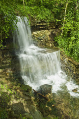 Fototapeta na wymiar Overlook Park Falls
