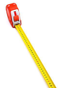 Red new tape-measure