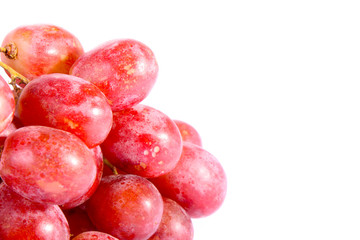 Grapes isolated on white