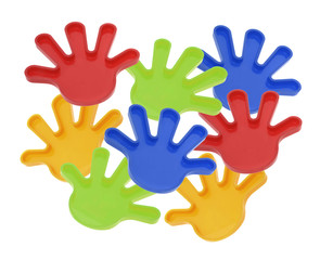 Plastic Toy Hands