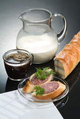 Coffee, Bread And Sausage