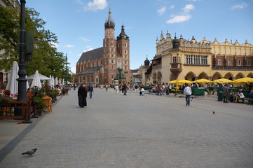 Krakow - St.Mary's Church - obrazy, fototapety, plakaty