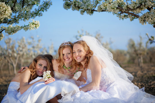 Happy brides