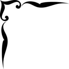 Vector corner ornament