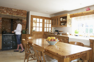 Interior Of Farmouse Kitchen