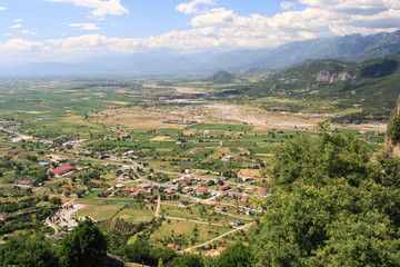 Kalambaka City in the valley - Meteora place, Greece