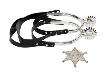 Cowboy spurs and star