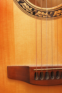 Sounding board of acoustic guitar