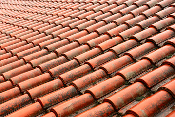Tile on roof