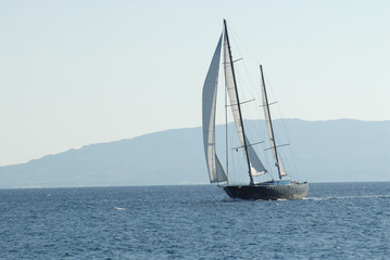 Obraz premium sailing boat