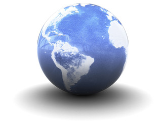 abstract earth globe