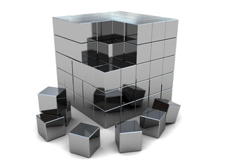steel cube puzzle
