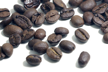 coffee bean isolated on white