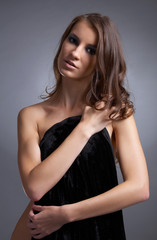 Naklejka premium beautiful model