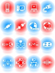 Network vector iconset