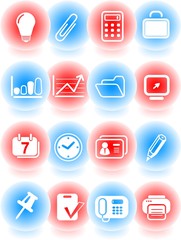 Miscellaneous office vector icons