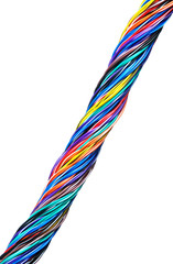 The braided color computer cable