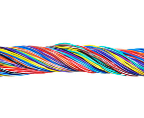 The braided color computer cable