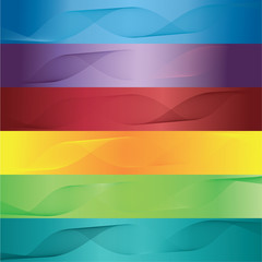 Fototapeta premium color cards abstract vector set