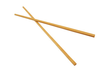 Chop sticks isolated on white