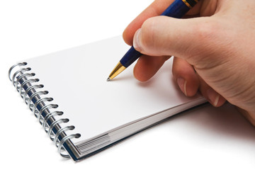 Man hand, pen and notebook with empty space for writing.jpg
