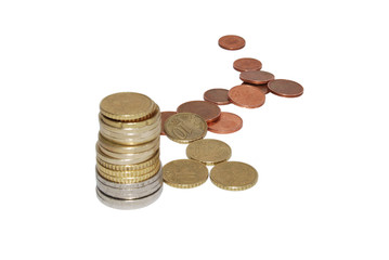 Euro coins