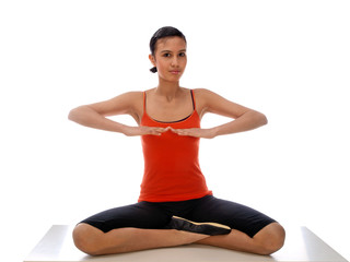 Fototapeta premium yoga leicht gemacht, atemübungen