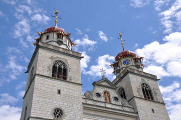 Fototapeta premium Rheinau CH, ehemalige Klosterkirche