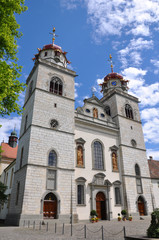 Fototapeta na wymiar Rheinau CH, ehemalige Klosterkirche