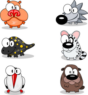 Cartoon animals
