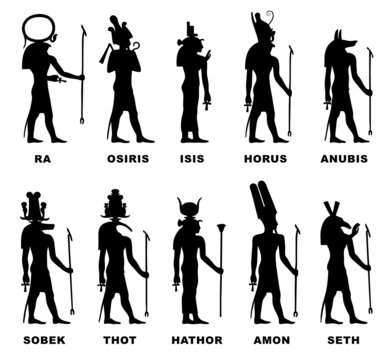 Divinit&eacute;s Egyptiennes - Egyptian Gods