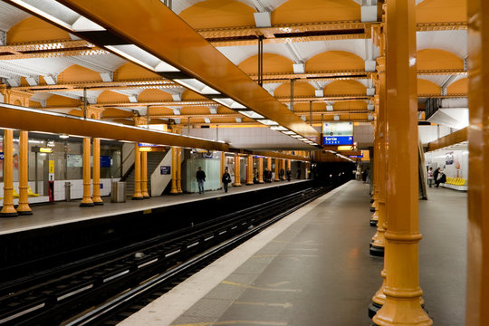 Paris Metro - Subway Station