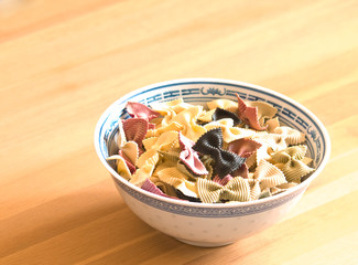 fancy pasta in bowl