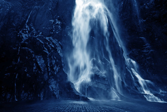 Milford Sound Waterfall