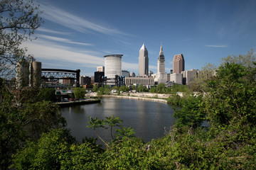Cleveland Ohio Skyline