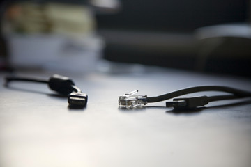 lan und usb kabel