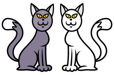 Fototapeta premium Cat love